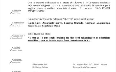 IV Congresso Nazionale della Italian Academy of Osseointegration